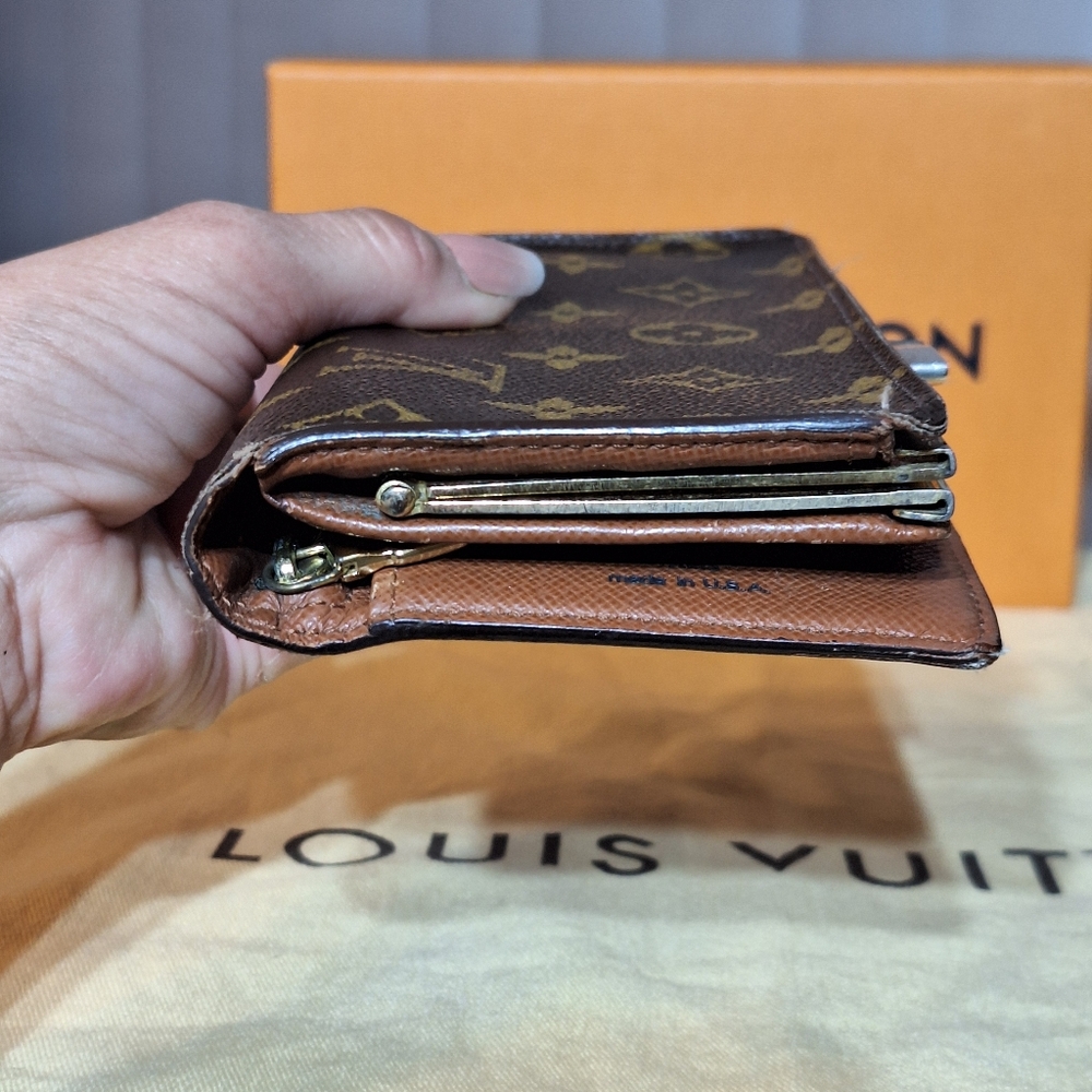 Rare Louis Vuitton Vintage Kisslock Long Wallet - Picture 4 of 14